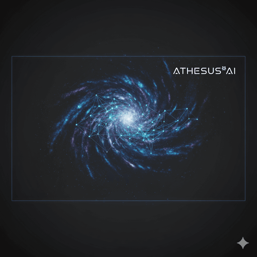 Athesus Builder Screenshot showing the AI chat and live preview